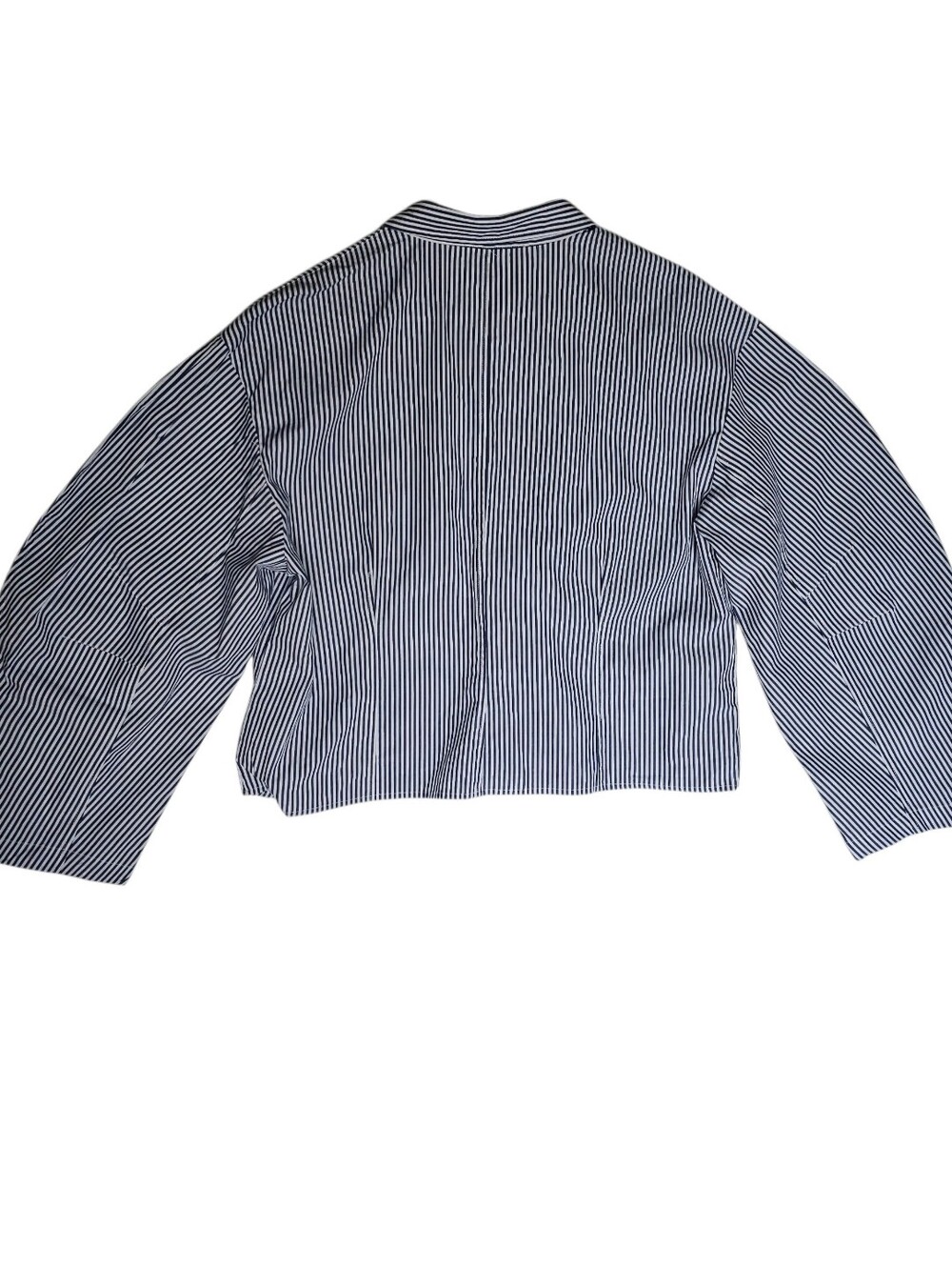 New NINE WEST JEANS Shirt with Tags, Blue and White Stripes, Size XL - Picture 8 of 16